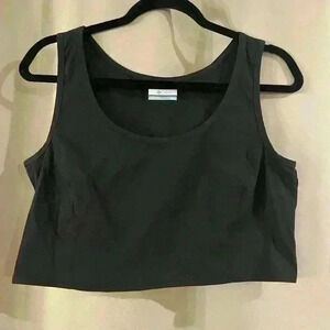 Women’s Black Columbia Crop Top